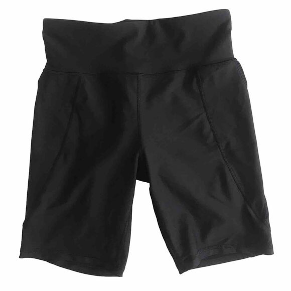 Old Navy Active Bike Shorts High-Rise Powersoft Go-Dry Black Girls XXL (18) Gym - Picture 1 of 10